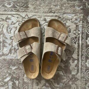 Birkenstock Arizona Style, Birkibuc in SandCastle color, EU 38/US 7.5